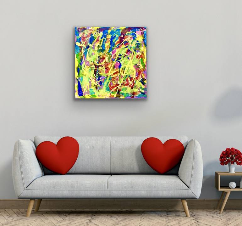 Original Abstract Painting by Annette Rivers