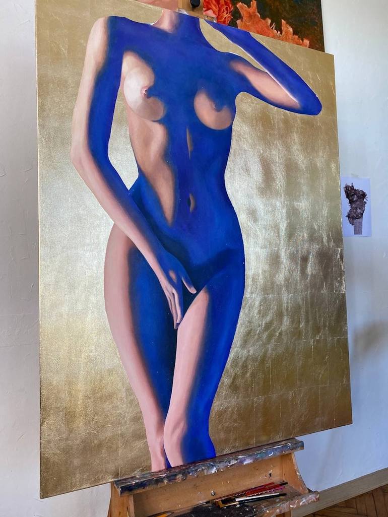 Original Nude Painting by Anastasiya Lugovska