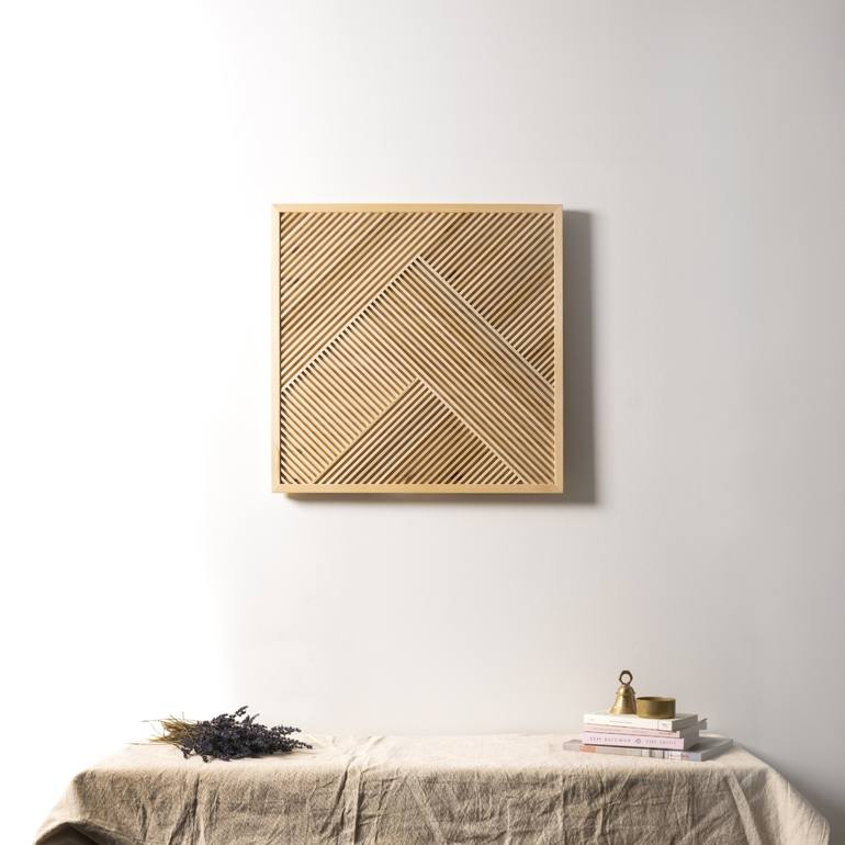 Original Abstract Geometric Sculpture by Natalie Ossa