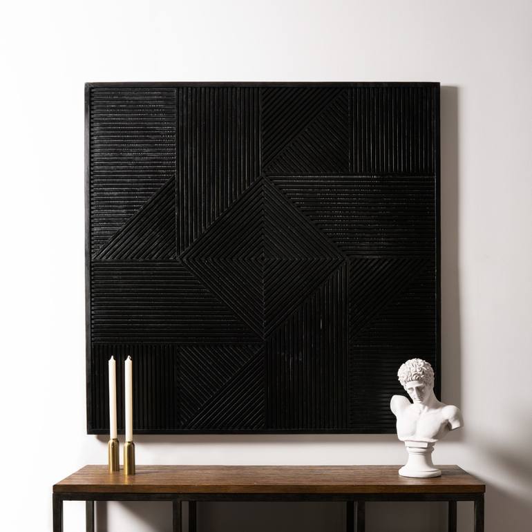 Original Abstract Geometric Sculpture by Natalie Ossa