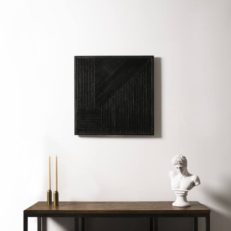 Original Abstract Geometric Sculpture by Natalie Ossa