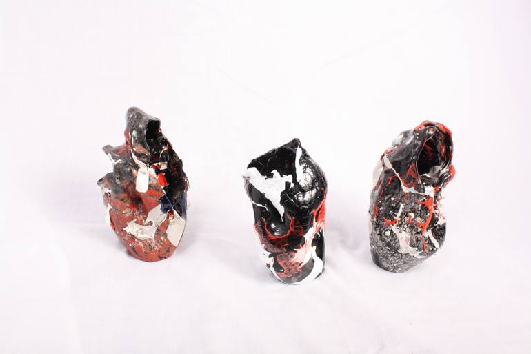 Original Surrealism Abstract Sculpture by Carolyn Rogers