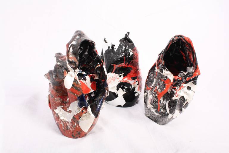 Original Surrealism Abstract Sculpture by Carolyn Rogers