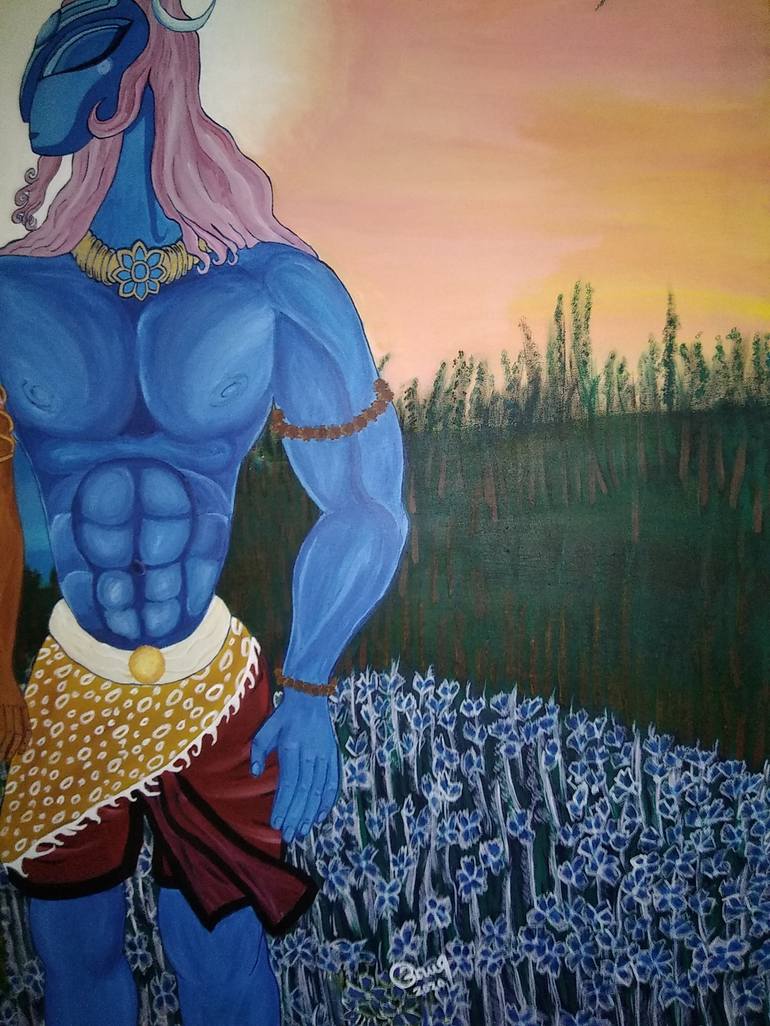 Original Fantasy Painting by Anuraadha Punjabi