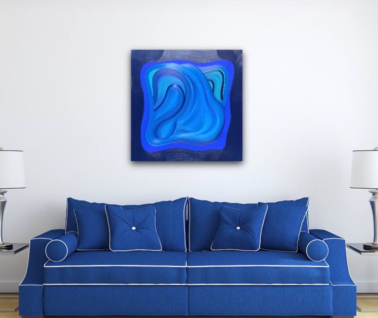 Original Fine Art Abstract Painting by Chris Johnson