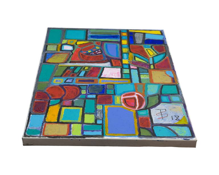 Original Abstract Expressionism Abstract Painting by Ted Silvera