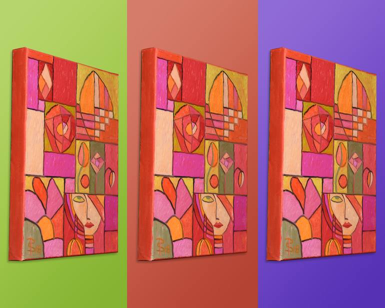 Original Art Deco Women Painting by Ted Silvera