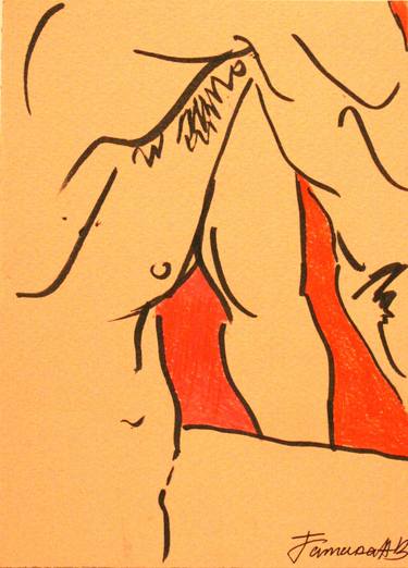 Print of Minimalism Body Drawings by Tamara Antevska