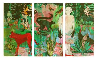 Original Figurative Landscape Painting by Lisa Baird