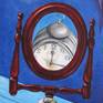 The clock counts the time! The mirror too! There must always be time! Reflections are sometimes true!