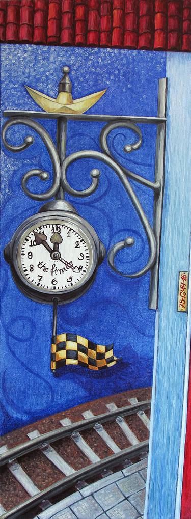 Original Figurative Time Paintings by Galia Chuntova