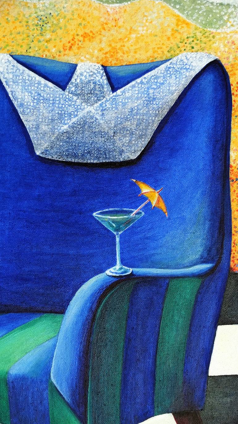 Original Figurative Beach Painting by Galia Chuntova