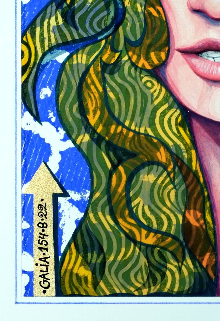 Original Art Deco People Printmaking by Galia Chuntova