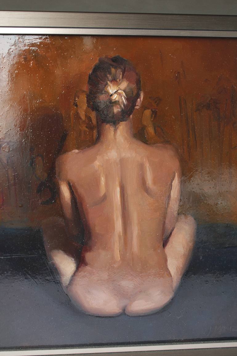Original Figurative Women Painting by Joseph Moniz