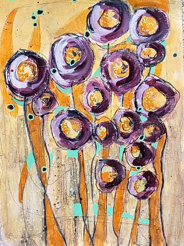 Print of Floral Paintings by Donna Engstrom