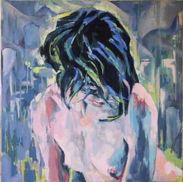 Print of Expressionism Women Paintings by Tomas Tripiana