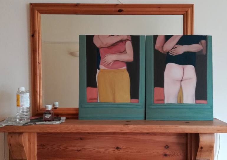 Original Nude Painting by Irene Torres Redecilla