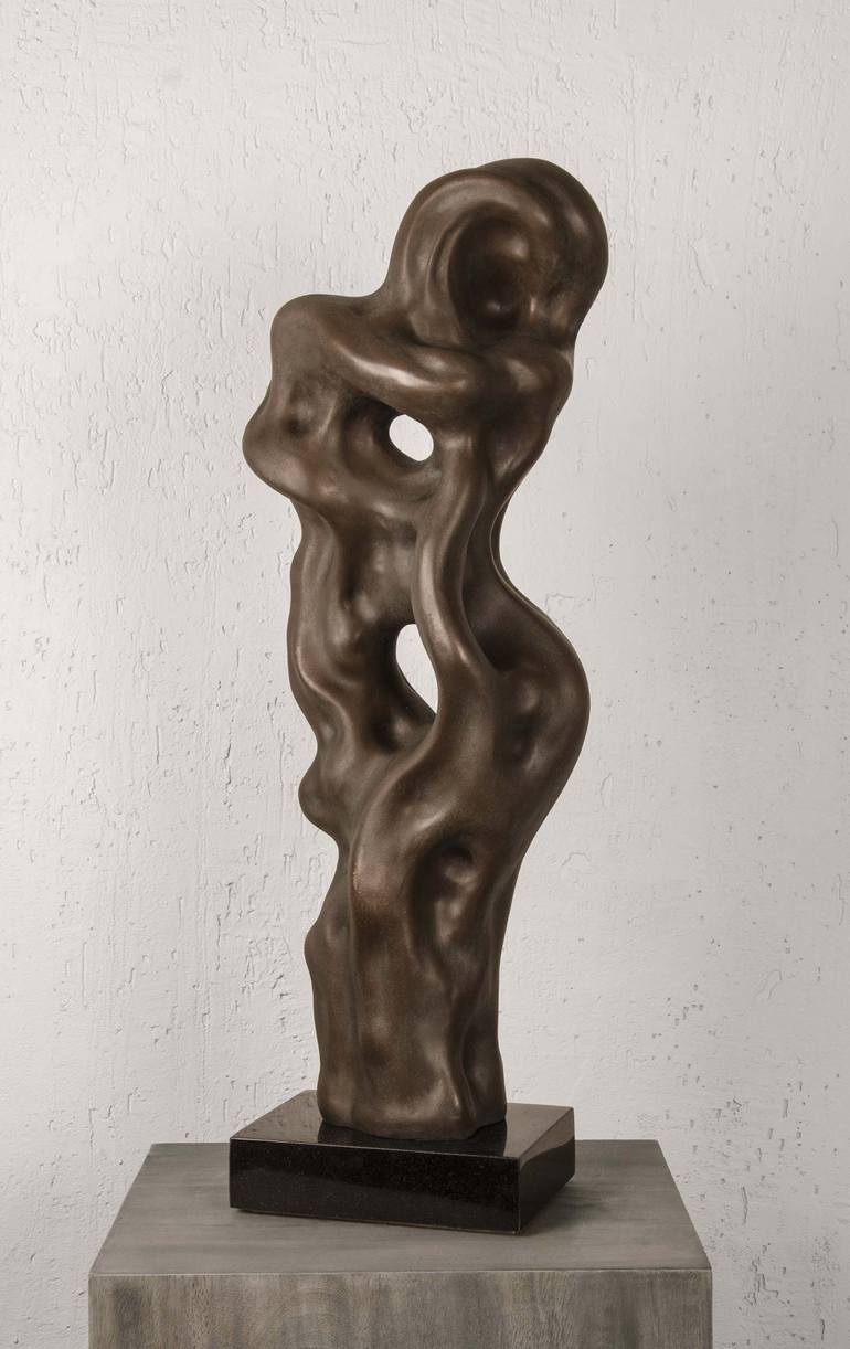 Original Abstract Expressionism Love Sculpture by Divyendu Anand