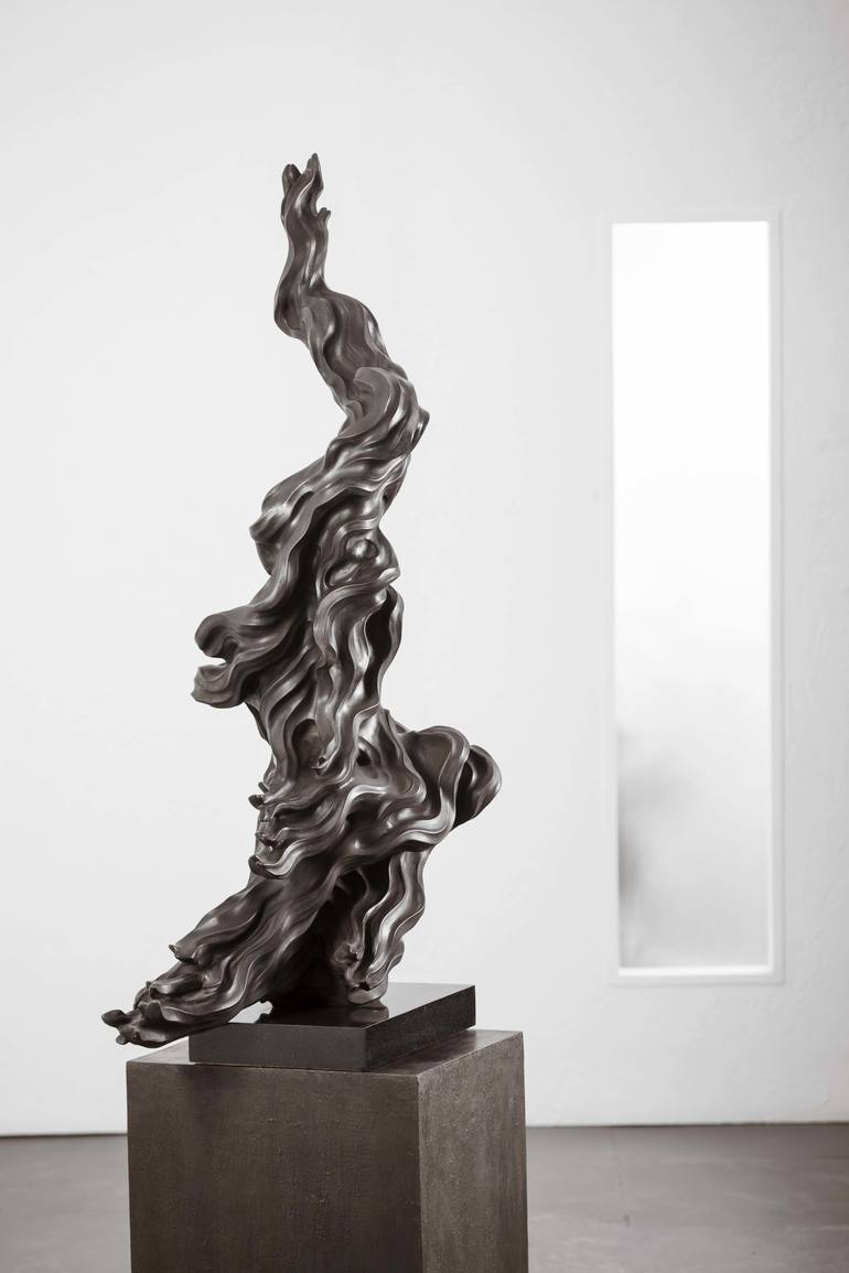 Original Abstract Expressionism Abstract Sculpture by Divyendu Anand