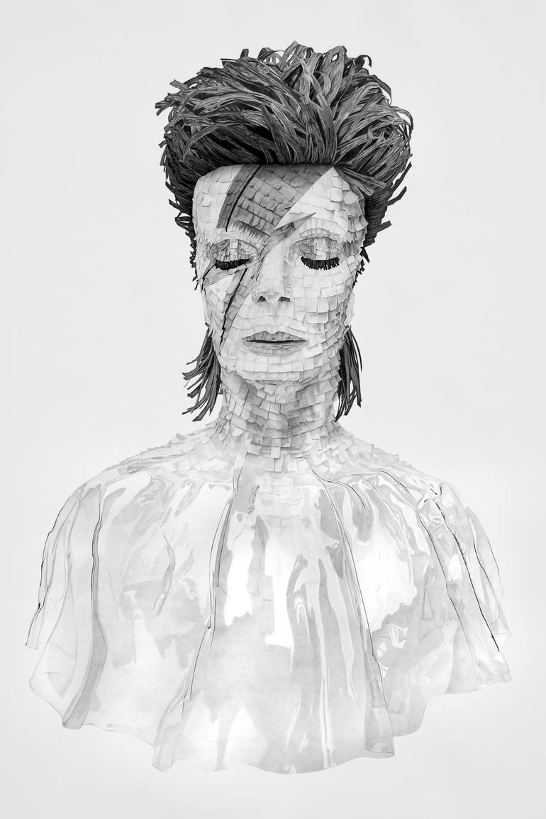 Original Abstract Pop Culture/Celebrity Drawing by Maggie Tookmanian