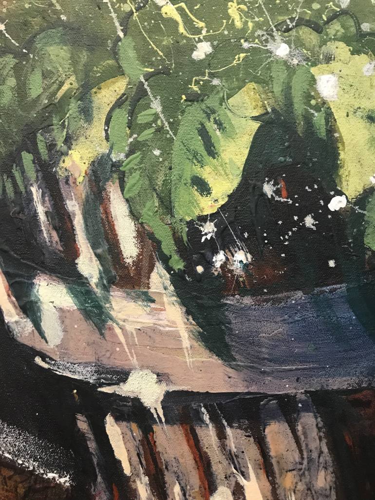 Original Abstract Expressionism Abstract Painting by Heather Dittmar