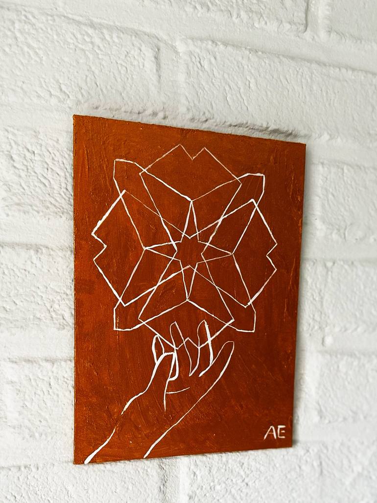Original Abstract Religion Painting by Alex Elbers