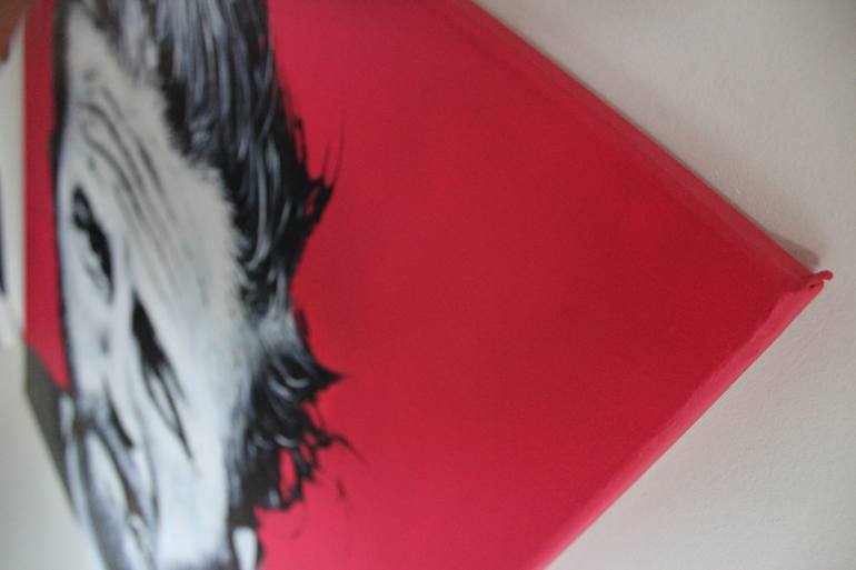 Original Abstract Expressionism Pop Culture/Celebrity Painting by Riven Earle