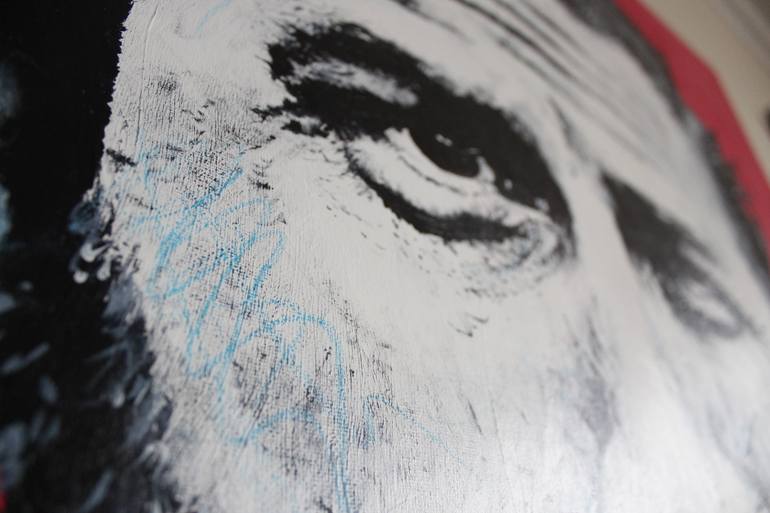 Original Abstract Expressionism Pop Culture/Celebrity Painting by Riven Earle