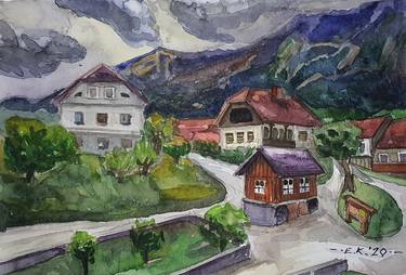 Print of Impressionism Landscape Paintings by Eglė Kurlavičienė