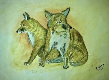 Original Fine Art Animal Paintings by Savita Gilbert