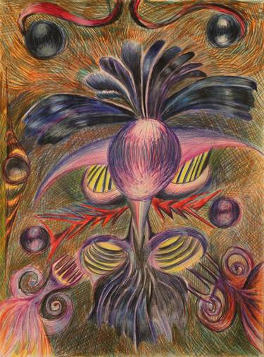 Original Abstract Expressionism Abstract Drawing by Ilya Chernitsky