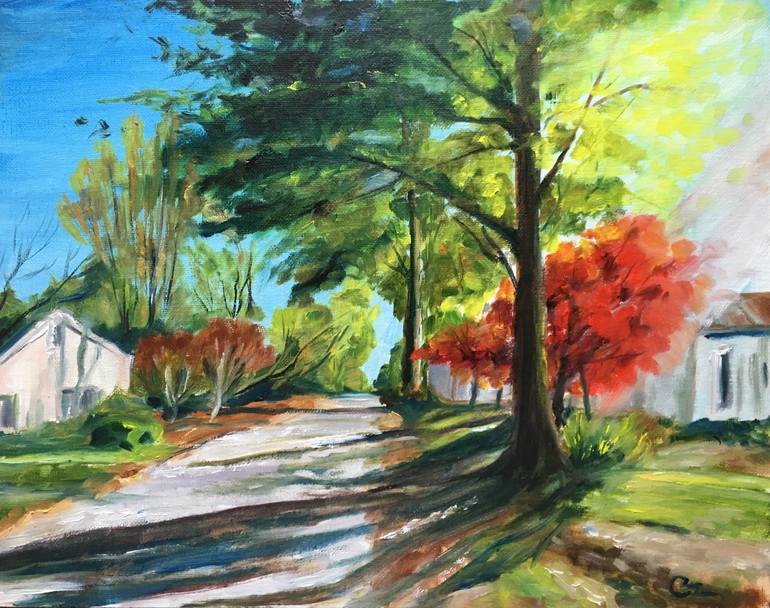 Neighborhood sold painting