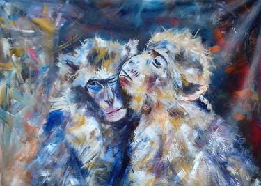 Original Expressionism Animal Paintings by Edward Muratha