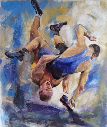 Print of Figurative Sport Paintings by Àbazbek Apiev