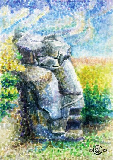 Original Impressionism Landscape Painting by Andrew Gorbachev
