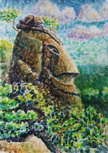 Original Impressionism Fantasy Painting by Andrew Gorbachev
