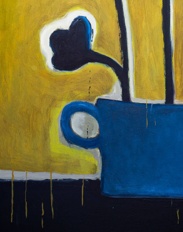 Original Contemporary Floral Painting by Andrzej Koston