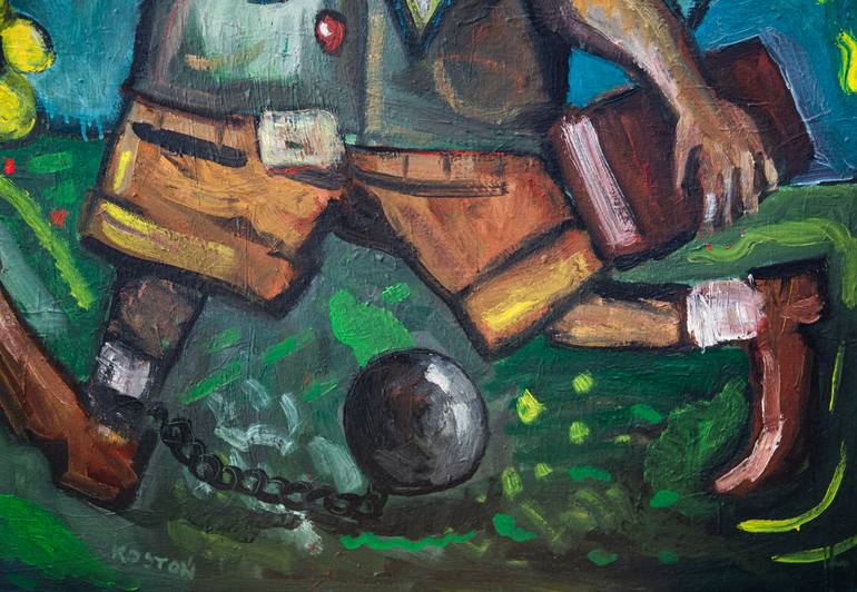 Original Contemporary Men Painting by Andrzej Koston