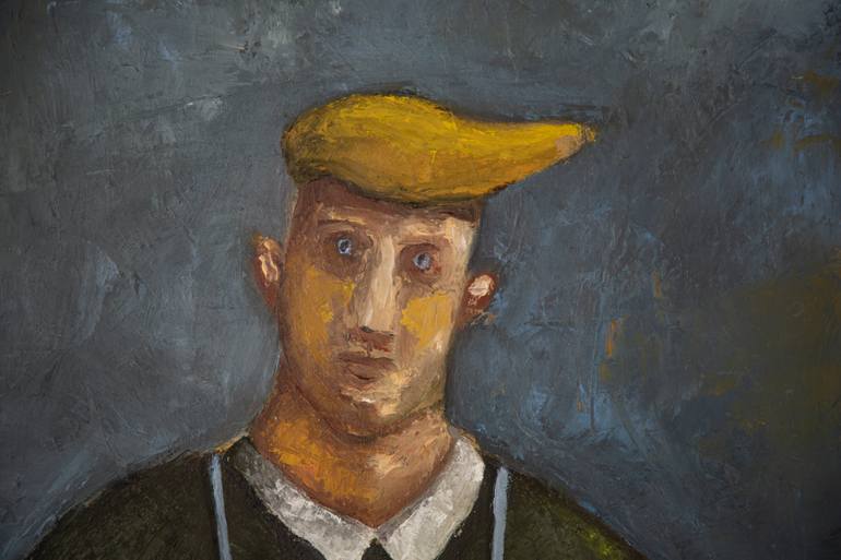 Original Figurative People Painting by Andrzej Koston
