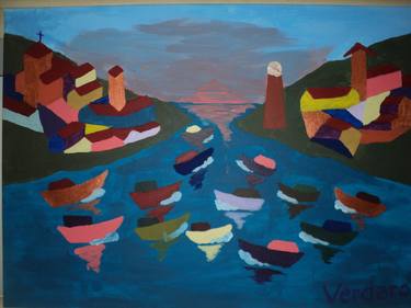 Print of Abstract Boat Paintings by Billy Verdaro