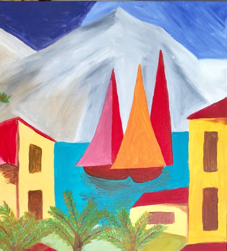 Original Abstract Landscape Painting by Billy Verdaro