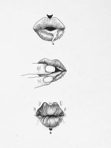 Print of Figurative Erotic Drawings by Dani Gil