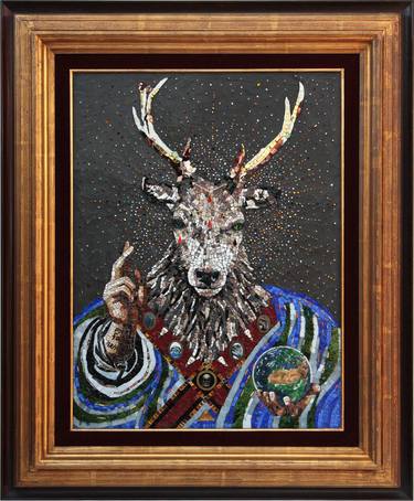 Original Figurative Animal Mixed Media by Elena Prosperi