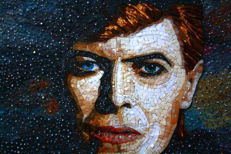 Original Realism Pop Culture/Celebrity Painting by Elena Prosperi