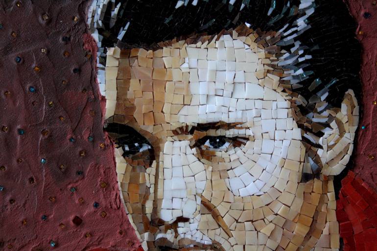 Original Figurative Pop Culture/Celebrity Painting by Elena Prosperi