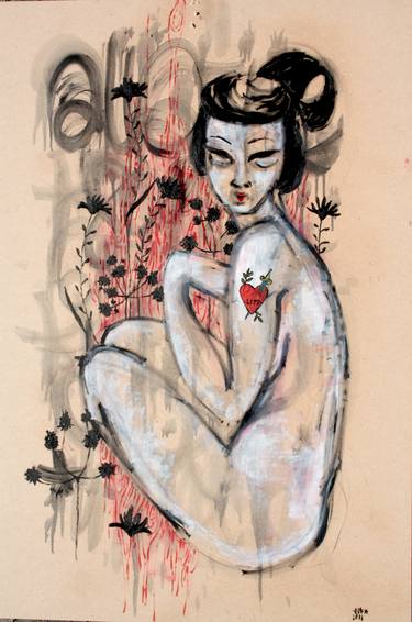 Print of Body Paintings by Elena Prosperi
