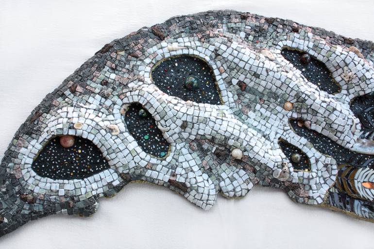 Original Surrealism Outer Space Sculpture by Elena Prosperi