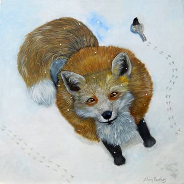 Original Animal Painting by Mary Hughes