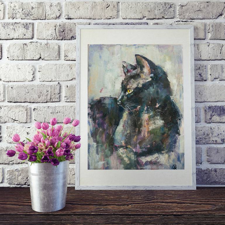 Original Animal Painting by Rina Gerdt