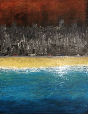 Original Beach Painting by Jim Mars